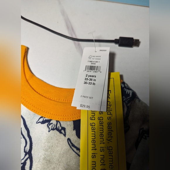 Baby Gap Dinosaurs PJ Set Various Sizes - Picture 2 of 12